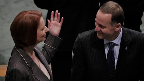 New Zealand's Prime Minister John Key (right), has come out for gay marriage.