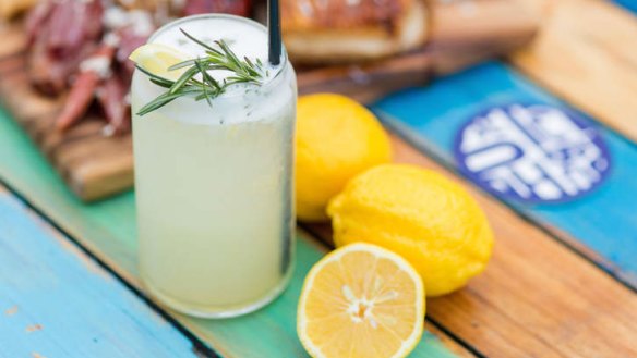 The Hard Lemonade: Gin, elderflower liqueur and house-made lemonade.