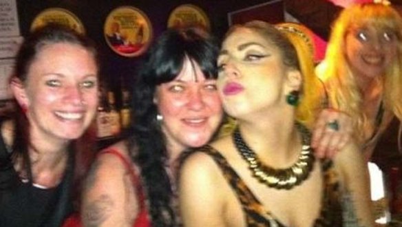 Lady Gaga ended her Melbourne tour with a gig in Northcote. Photo posted on Twitter.