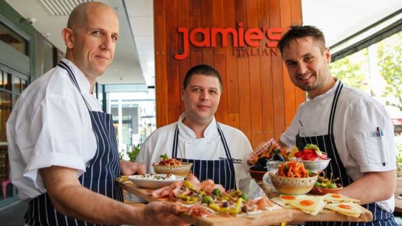 Canberra's new Jamie's Italian restaurant is open every day except Christmas Day.