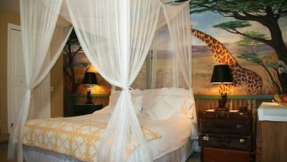 Safari room at Inn at Occidental, Sonoma.