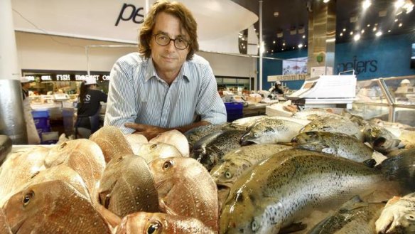 Fresh is best &#8230; industry consultant John Susman at Sydney Fish Market.