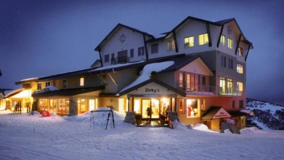 Zirky's ski lodge at Mount  Hotham.
