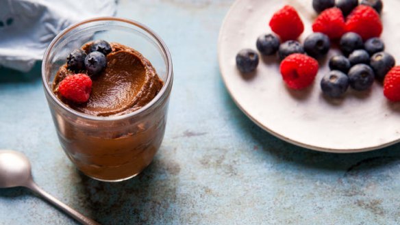 Fool your tastebuds with raw chocolate mousse.
