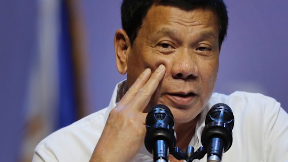 Philippine President Rodrigo Duterte.
