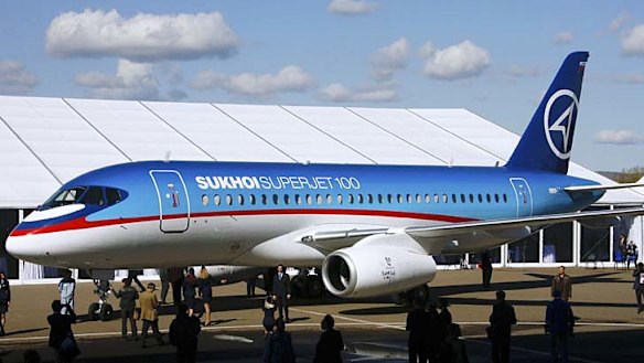 Superjet take-off fails after engine malfunction