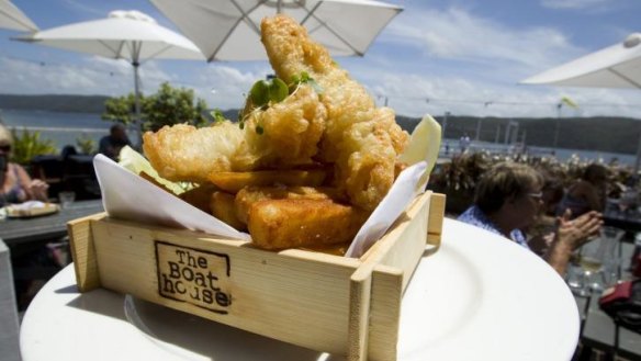 Fly to Palm Beach for fish and chips at the Boathouse.