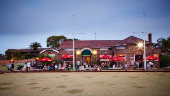The barefoot green at Bondi Bowling club is wired-up to host DJs this summer.