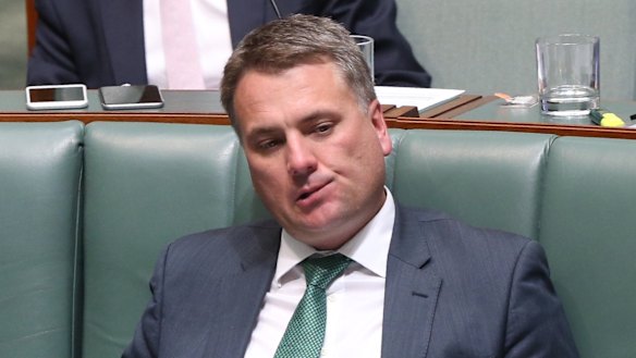 Cities Minister Jamie Briggs during question time on Monday.