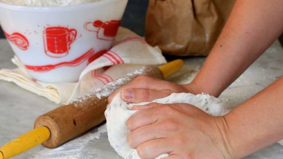 Dough-making is not so difficult.