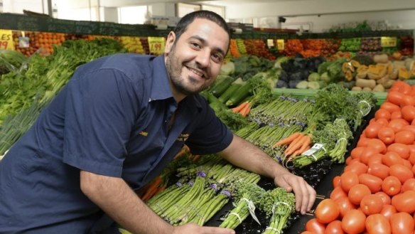 Johnny Tabet of Charlie's Fruit Market sells 'ugly' fruit and vegies.