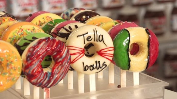 Tella Ball's icing-covered "Gelat-doughs".