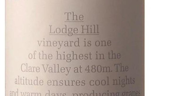 Jim Barry The Lodge Hill Clare Valley Riesling 2015, $20.89-$22.