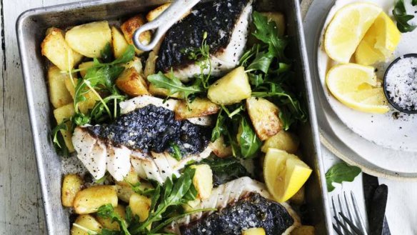 Adam Liaw's winter fish and chips.