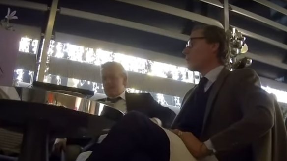 Cambridge Analytica executives as portrayed in the Channel 4 expose.