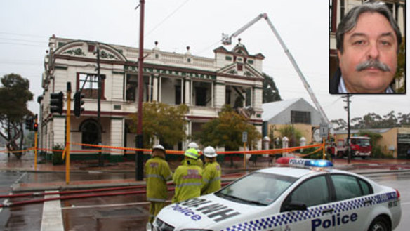 Guildford Hotel gutted by fire