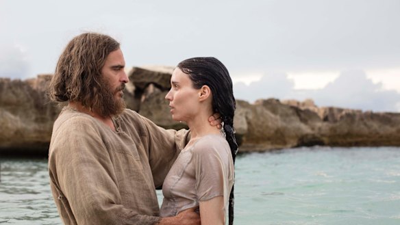 Joaquin Phoenix plays Jesus as half man half psycho, while Rooney Mara's adoring Mary comes over as wet. 