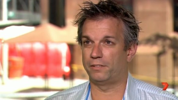 Channel Seven cameraman Greg Parker: He fed his images of the siege back to police headquarters.