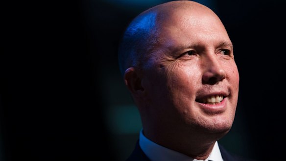 Home Affairs Minister Peter Dutton.