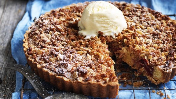 This crumble dessert is far simpler to make than it looks.