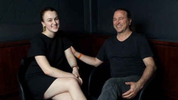 Neil Perry with his daughter, Josephine. 
