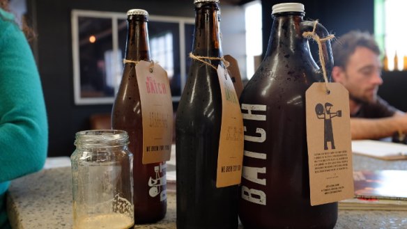 DIY bombers and growlers from Marrickville's Batch Brewing.
