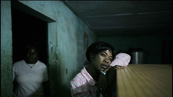 Every year thousands of young girls and women are trafficked from Nigeria to the African hub of Ouagadougou, and then overseas to Spain and the UK. Working girl Juliette in Ouagadougou.