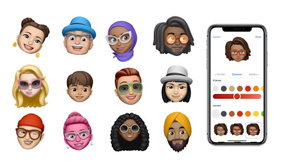 The iPhone X animoji feature has been expanded to included customisable human faces.