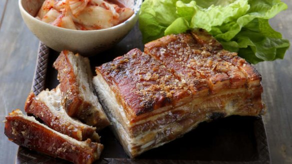 Pork belly ssam.