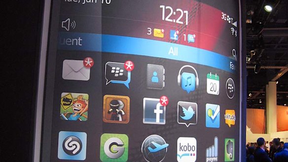 Giant challenge... BlackBerry needs to remain relevant to halt decline.