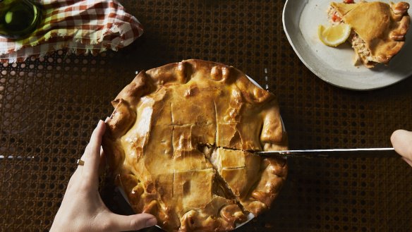 A limited-edition fish pie from The Fishmonger's Son, The Pie Shop and Maria's Pasta.