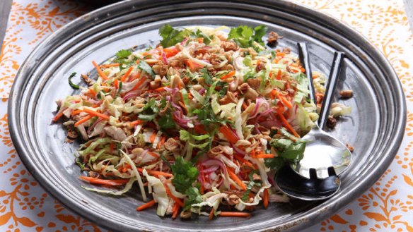 Vietnamese chicken coleslaw.