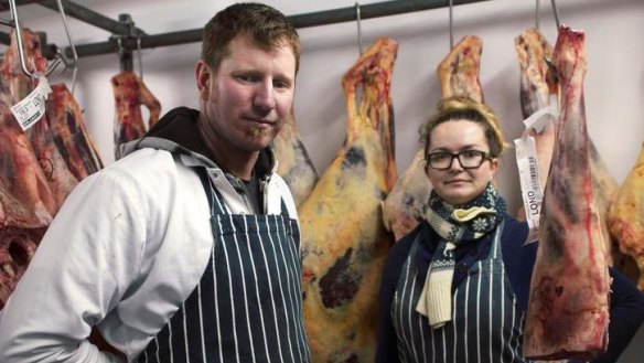 Holistic: At The Butchery in London, Nathan Mills and Ruth Siwinski strive to offer customers every part of the meat carcass, and locals are eager to buy into the trend.