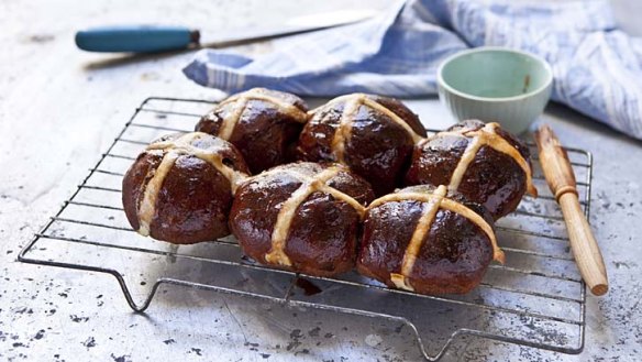 Karen Martini's hot cross buns.