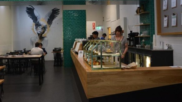 Axil Coffee Roasters cafe in Southern Cross Lane.