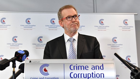 CCC chairman Alan MacSporran, QC, says more charges could yet be laid.