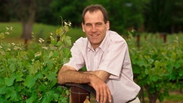 Scientific approach: Peter Leske of La Linea vineyard in the Adelaide Hills.