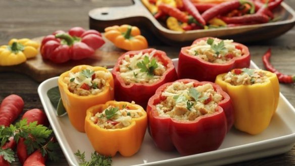 If you plant your capsicums and chillies in pots now, you could enjoy dishes such as stuffed capsicums later in the summer.