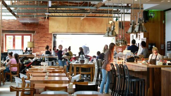 The Post Office Hotel Dining Hall.