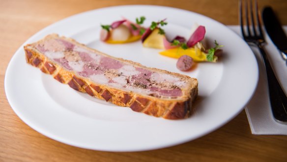 Go-to dish: Duck, chicken, foie gras pâté en croute.