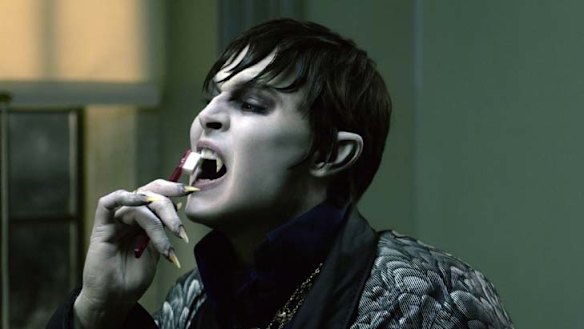 Fangs but no thanks … Johnny Depp doesn't nail it as vampire Barnabas Collins.
