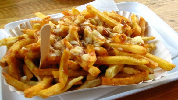 Cheesy: Poutine, Canada's unofficial national dish.