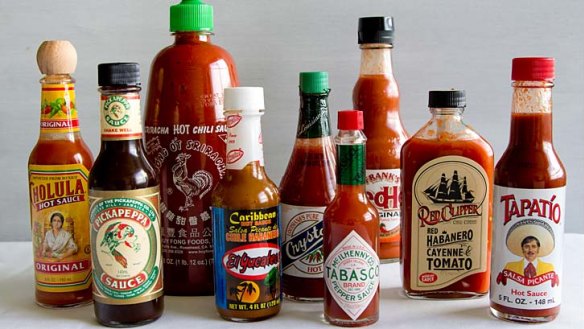Tip of the iceberg ... Hot sauces.