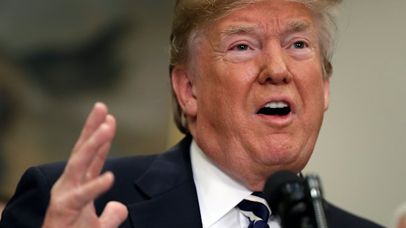 US President Donald Trump