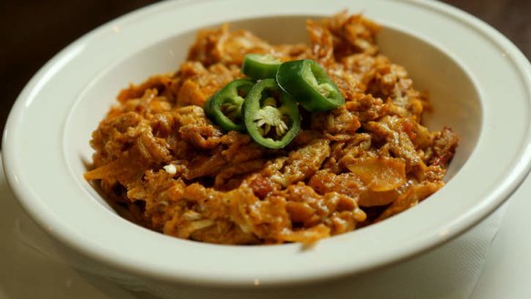 Silts (Ethiopian scrambled eggs) at Konjo.