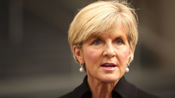 Julie Bishop had said in August that she "would find it very hard to build trust" with a Labour-led government in New Zealand.