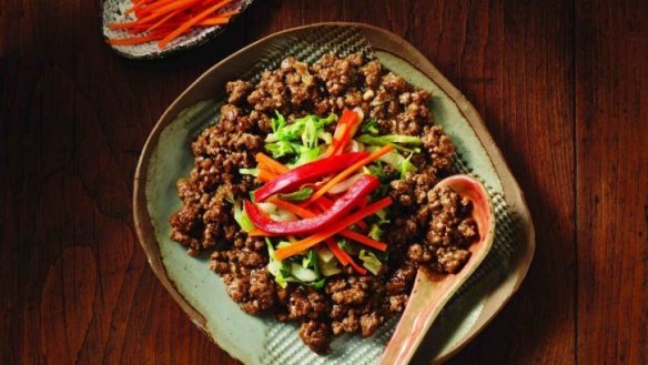 Asian influence: Kylie Kwong's new line-up includes Mongolian beef.