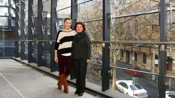 Italian spread: Co-owner Rosa Mitchell (right) and fellow chef Lucy David at the site of Rosa's Canteen.
