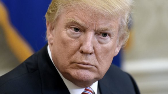 US President Donald Trump 