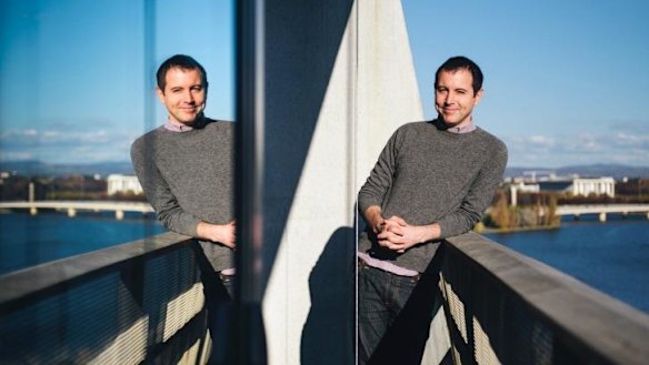 Life after television: Adam Boland in Canberra.